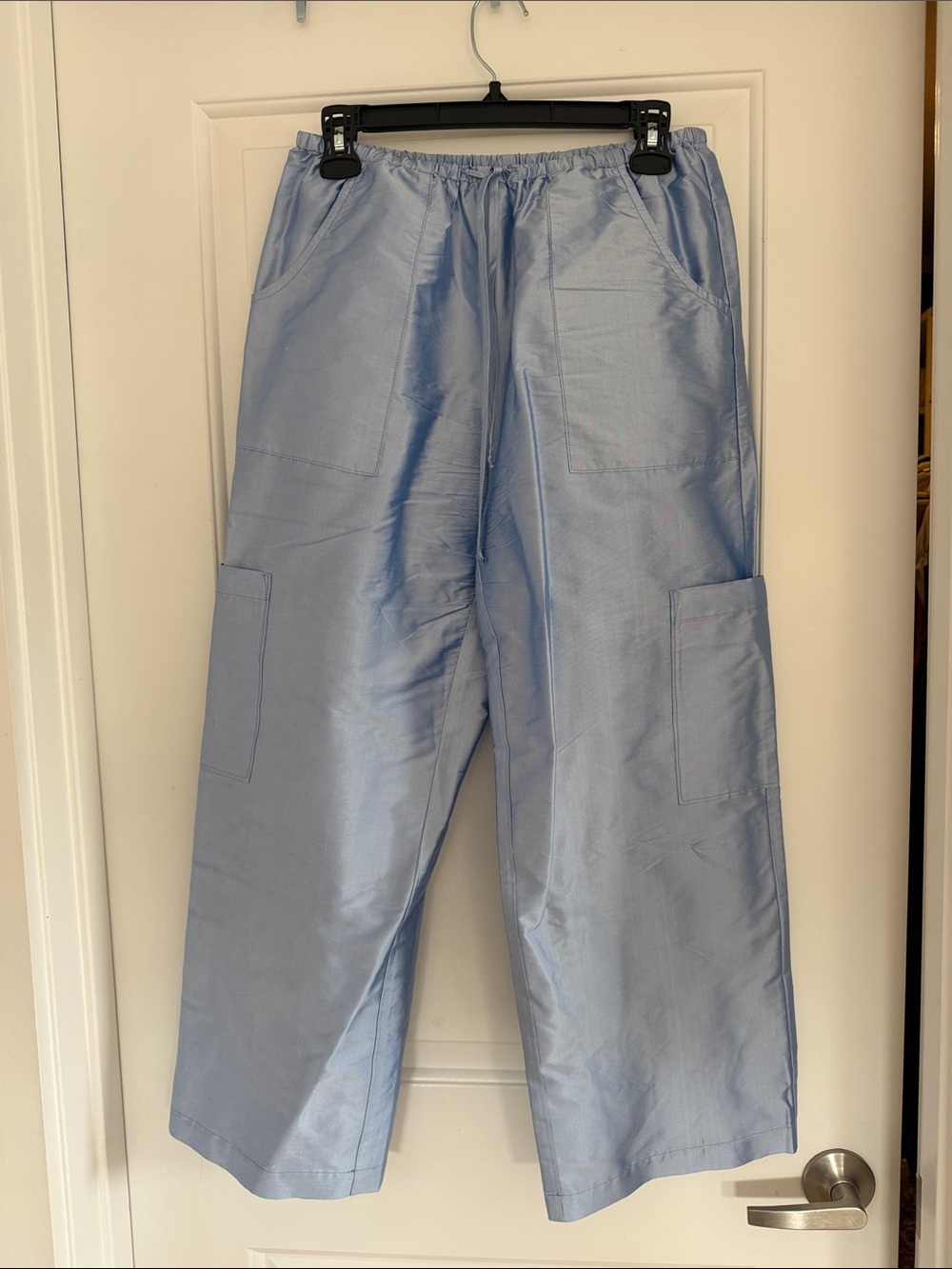 DONNI. The taffeta drawstring cargo pant